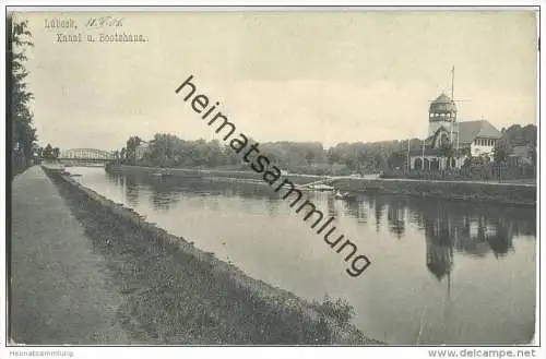 Lübeck - Kanal - Bootshaus