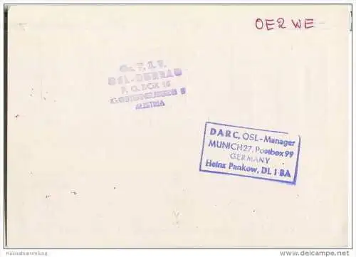 QSL - QTH - Funkkarte - DL3LL - Ludwigsburg - 1958