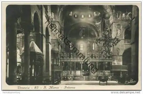 Venezia - S. Marco - Interno - Foto-AK