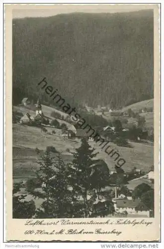 Warmensteinach - Blick vom Geiersberg 40er Jahre