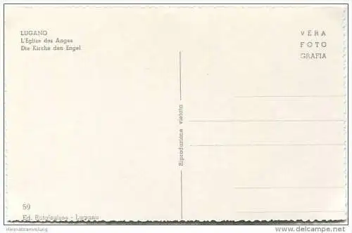 Lugano - Chiesa degli Angeli - Foto-AK