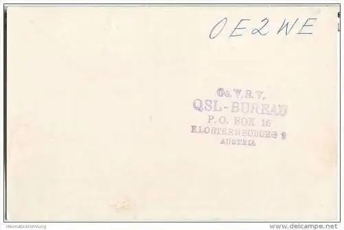 QSL - QTH - Funkkarte - DJ3LA - Gudensberg - 1959