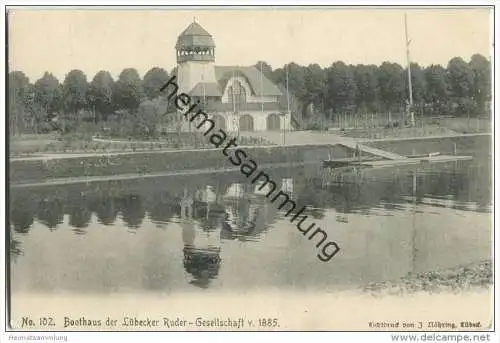 Lübeck - Bootshaus der Lübecker Ruder-Gesellschaft von 1885