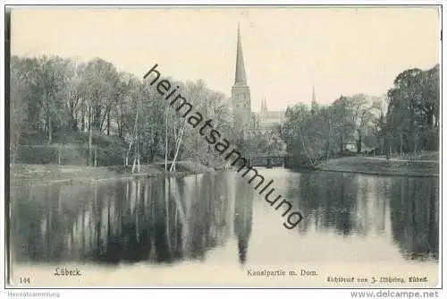 Lübeck - Dom - Kanal