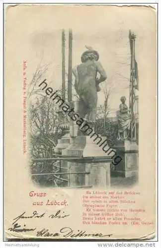 Lübeck - Merkur - Brückenfigur