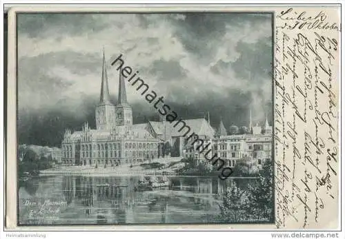 Lübeck - Dom und Museum - Gewitterstimmung