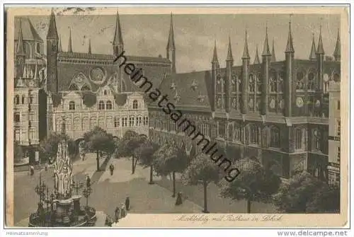 Lübeck - Marktplatz - Rathaus