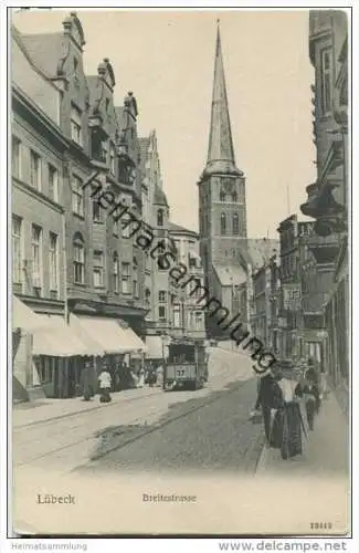 Lübeck - Breitestrasse - Strassenbahn