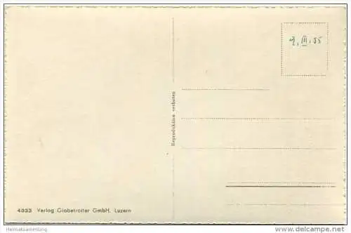 Luzern mit Pilatus - Foto-AK 1955
