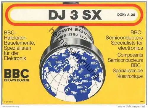QSL - QTH - Funkkarte - DJ3SX - Weinheim/Lü - 1974