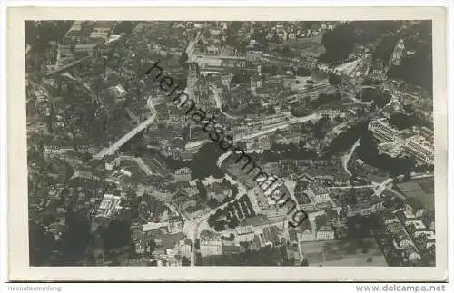 Lausanne - Centre 500m - Fliegeraufnahme - Foto-AK 20er Jahre - AD ASTRA-AERO Schweiz Luftverkehrs AG Zürich