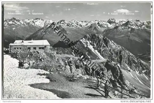 Parsenn - Berg-Restaurant - Besitzer B. Fopp - Foto-AK