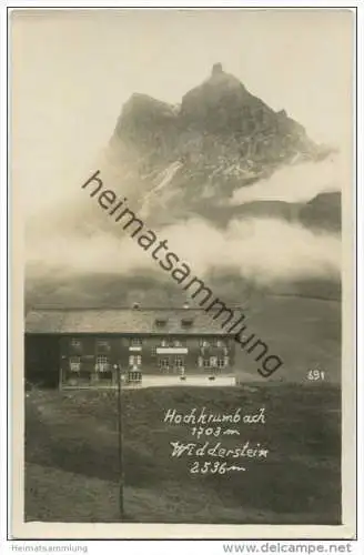 Hochkrumbach - Widderstein - Foto-AK