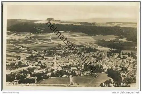 Bad Berka - Fliegeraufnahme - Foto-AK