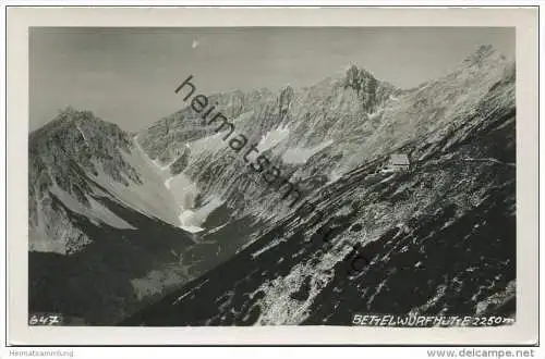 Bettelwurfhütte - Foto-AK