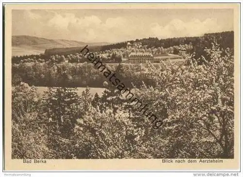 Bad Berka - Blick nach dem Aerzteheim 30er Jahre