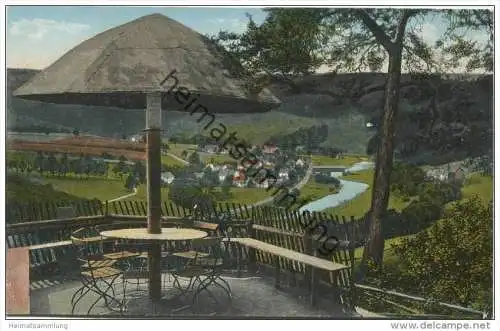 Hennersdorf - Blick vom Bergrestaurant Kunnerstein