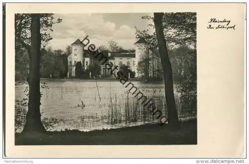 Rheinsberg - Im Schlosspark - Foto-AK