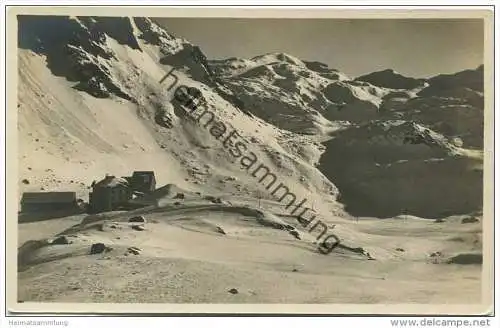 Gotthardhospiz gegen Sellatal - Foto-AK 20er Jahre