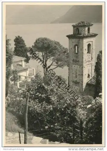 Am Luganer See - Foto-AK Grossformat 1954