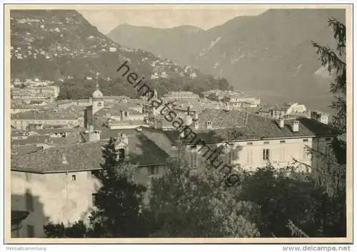 Lugano - Foto-AK Grossformat 1954