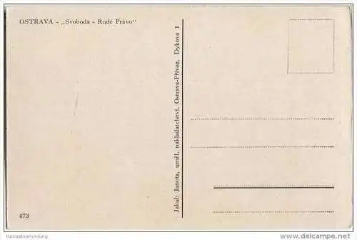 Mährisch Ostrau - Ostrava - Svoboda - Rude Pravo