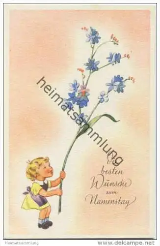 Namenstag - Magoli-Karte 40er Jahre