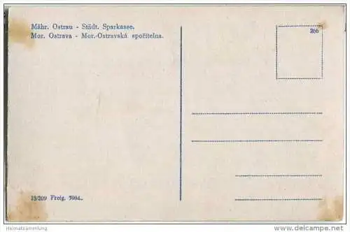 Mährisch Ostrau - Ostrava - Mor.-Ostravska sporitelna