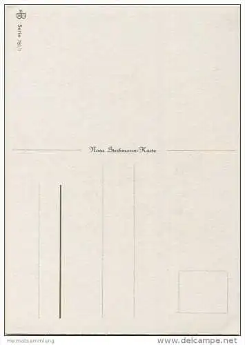 Veilchen - Schmetterling - Künstlerkarte signiert N. ST. -&gt; Nora Stechmann - AK Grossformat 40er Jahre