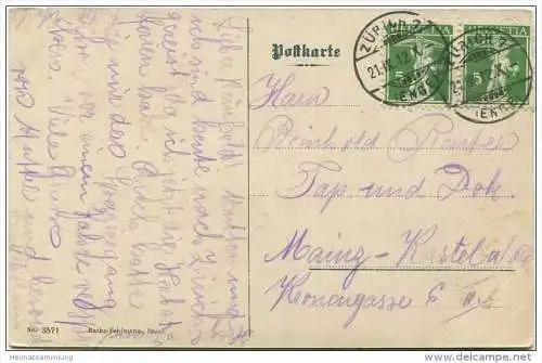 Zürich von der Waid gesehen gel. 1912