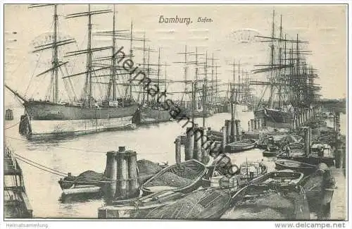 Hamburg - Hafen gel. 1910