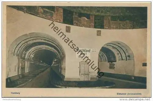 Hamburg - Elbtunnel - Innenansicht