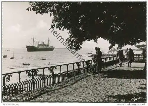 Hamburg-Blankenese - Foto-AK Grossformat 50er Jahre