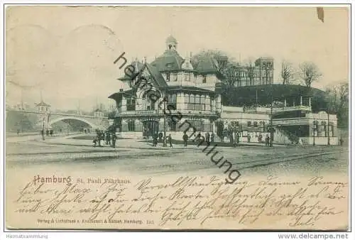 Hamburg - St. Pauli - Fährhaus gel. 1900