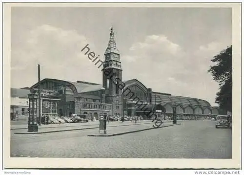 Hamburg - Hauptbahnhof - AK Grossformat