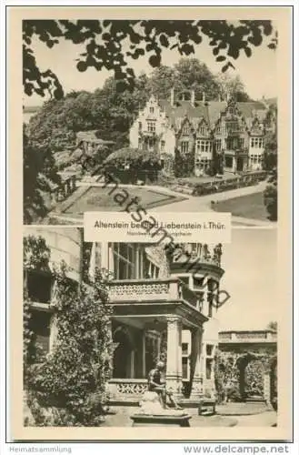 Altenstein bei Bad Liebenstein - Handwerkererholungsheim - Foto-AK 1955