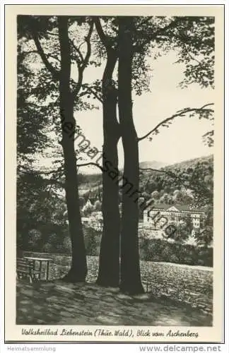 Bad Liebenstein - Blick vom Aschenberg - Foto-AK 1955
