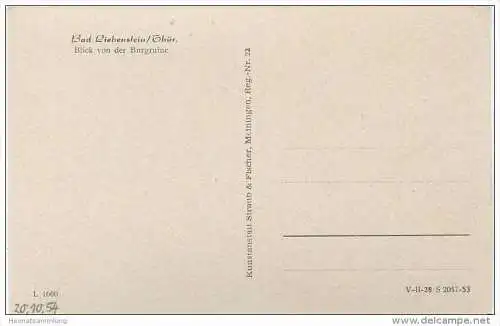 Bad Liebenstein - Blick von der Burgruine