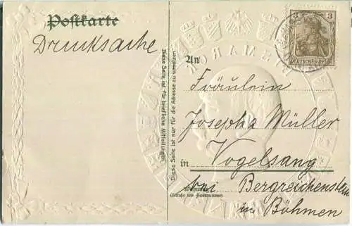 Bismarck - Wappen - Prägedruck - Verlag H. G. & Co Z. No 13202