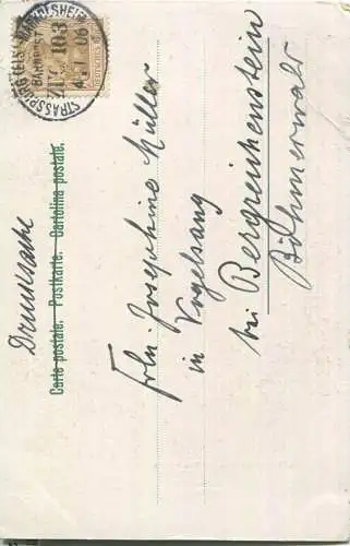 Erste Liebe - Erzählung von Friedrich Spielhagen - signiert E. Döcker jun. - Verlag Rafael Neuber Wien - Bahnpost