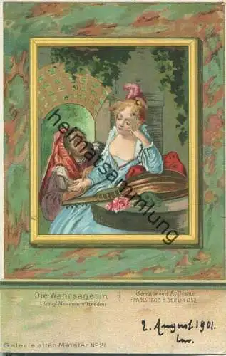 Die Wahrsagerin - Gemälde von A. Pesne - Galerie alter Meister