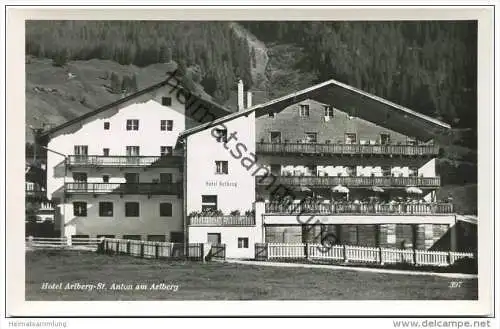 St. Anton - Hotel Arlberg - Foto-AK