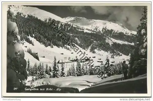 Gargellen mit Röbi-Alp - Foto-AK