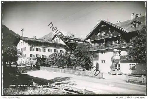 Mayrhofen - Hotel Pension Strass - Foto-AK