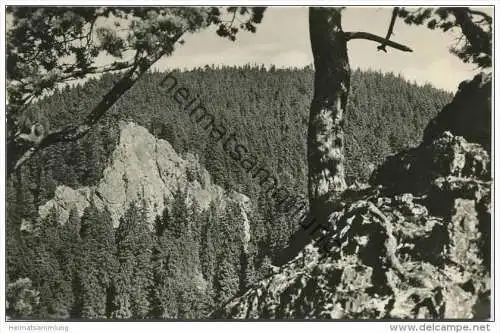 Tabarz - Blick nach dem Aschenbergstein - Foto-AK