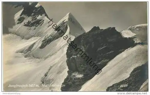 Jungfraujoch - Mathildenspitze - Foto-AK