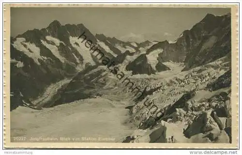 Jungfraubahn - Blick von Station Eismeer