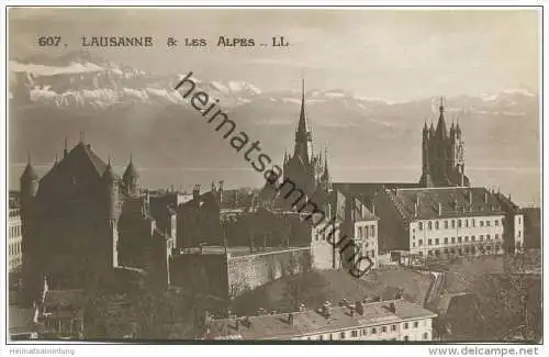 Lausanne - les Alpes