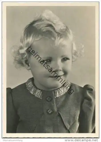 Portrait - Mädchen - AK Grossformat 40er Jahre