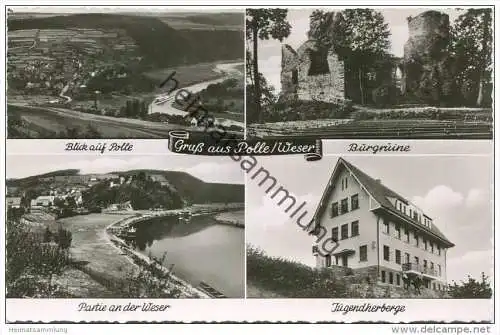 Polle - Foto-AK 50er Jahre